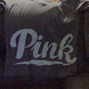 PINK gray and teal shirt